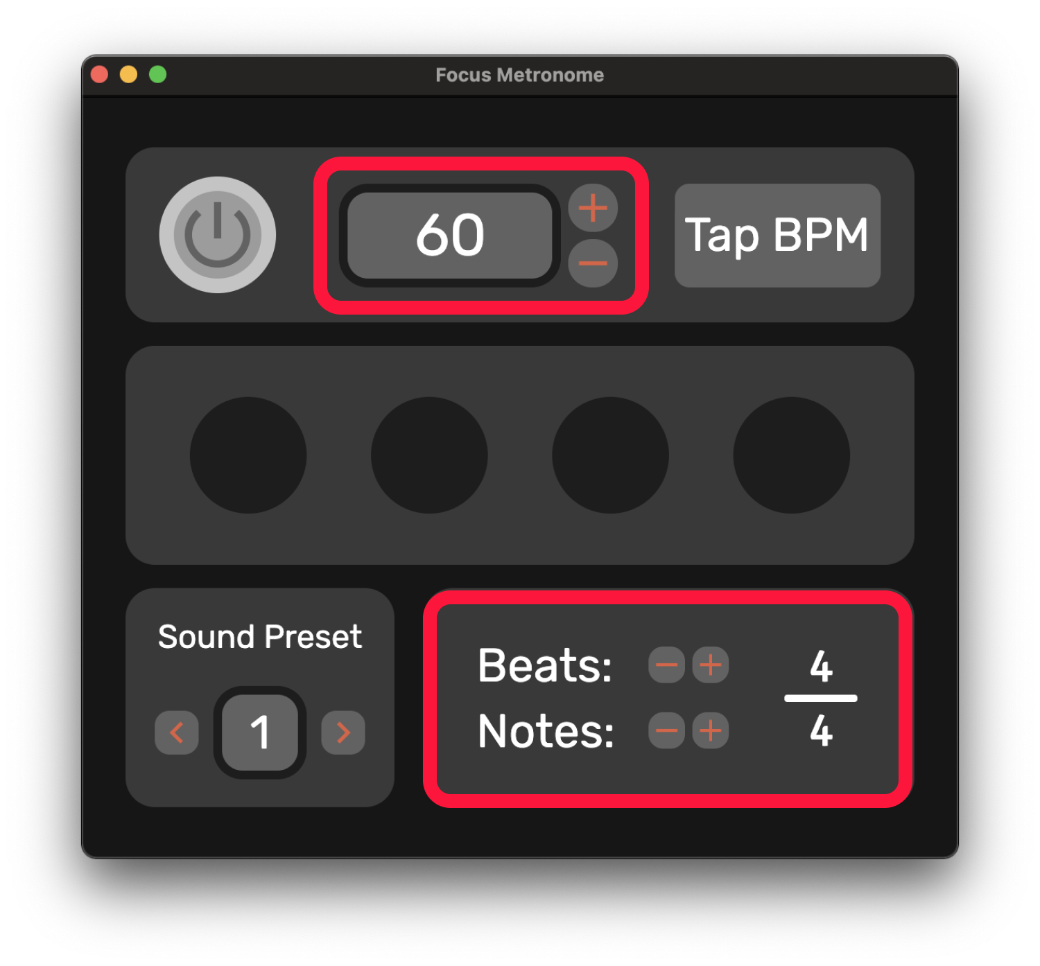 Adjustable Bpm, Beats & Notes Showcase